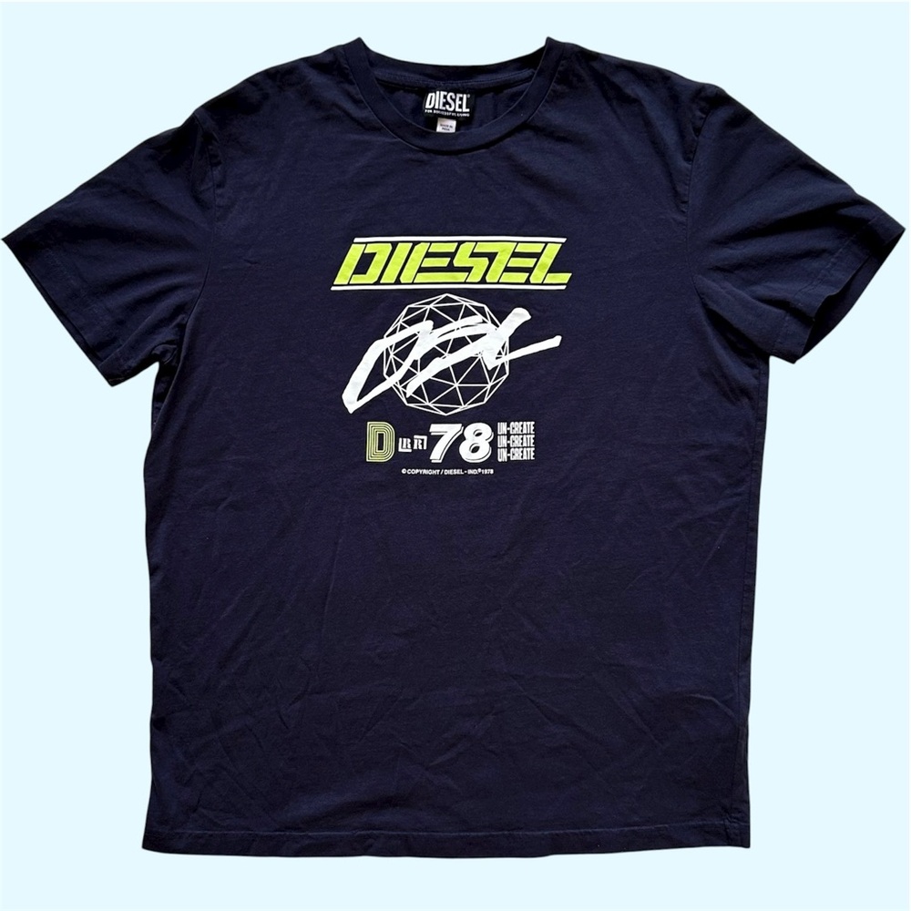 Diesel Graphic Tee T-Diegos K34 Navy XL